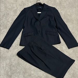 Ann Taylor Navy Blue Pants & Suit Jacket